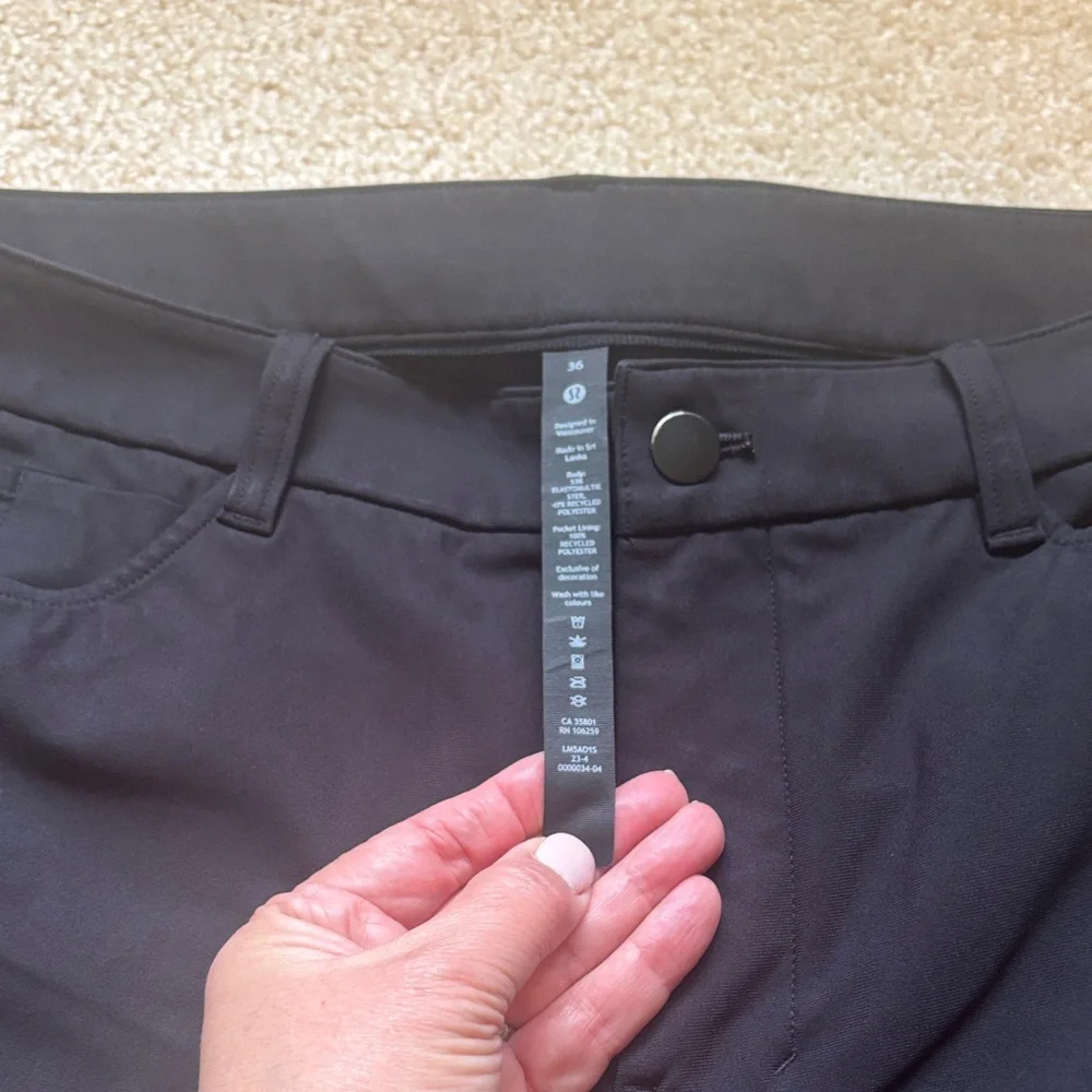Lulu lemon Men's Chino-Style Stretch Pants - Picture 2 of 5